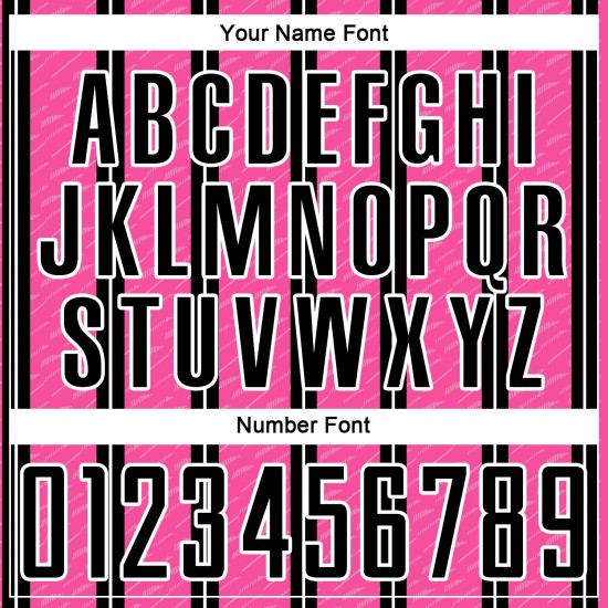 Aangepast zwart roze-wit gesublimeerd voetbaltenue-shirt Aangepast zwart roze-wit gesublimeerd voetbaltenue-shirt